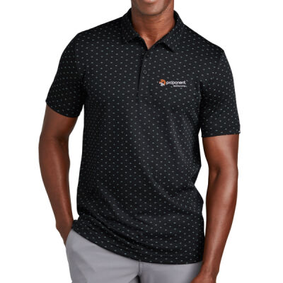 (Embroidered) Proponent Manufacturing Travis Mathews Oceanside Geo Polo Thumbnail