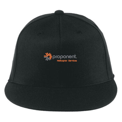 (Embroidered) Proponent Helicopter Services Flexfit 210 Flat Bill Cap Thumbnail