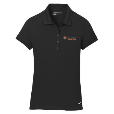 (Embroidered) Proponent Helicopter Services Nike Ladies Dri FIT Solid Icon Pique Modern Fit Polo Thumbnail