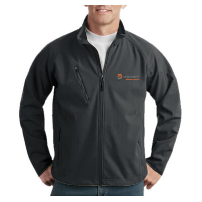 (Embroidered) Proponent Helicopter Services Port Authority® Textured Soft Shell Jacket Thumbnail