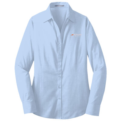 (Embroidered) HC Pacific Ladies Crosshatch Easy Care shirt Thumbnail